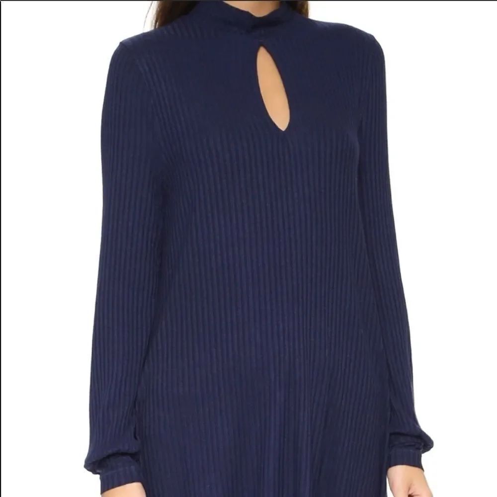 FREE PEOPLE | We the Free Navy Ribbed Dress Medium